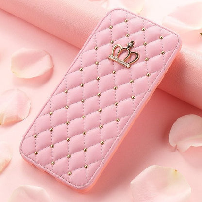 Crown Card Leather Case for Samsung Phone Case