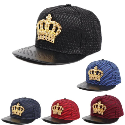 Brand Oohmy Street Cap Royal King Crown Baseball Cap Hip-hop Snapback Men Women Boys Girls Hats