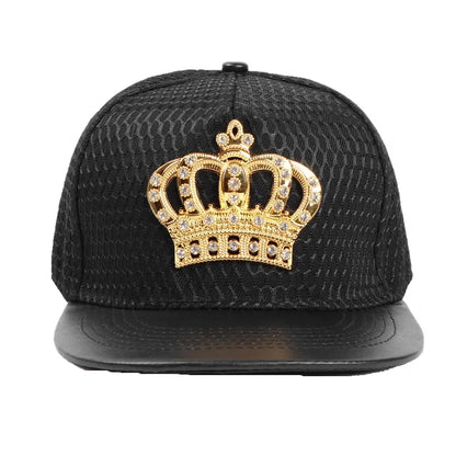 Brand Oohmy Street Cap Royal King Crown Baseball Cap Hip-hop Snapback Men Women Boys Girls Hats