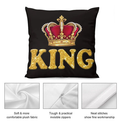 Royal King Crown Throw Pillow luxury decor Christmas Cushion For Home Pillowcase pillow