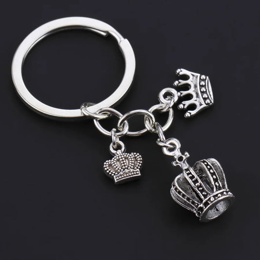 Crown Key Chain Bag Men Women Keychain Fashion Charms Friends Jewelry Wedding Gift For Guest