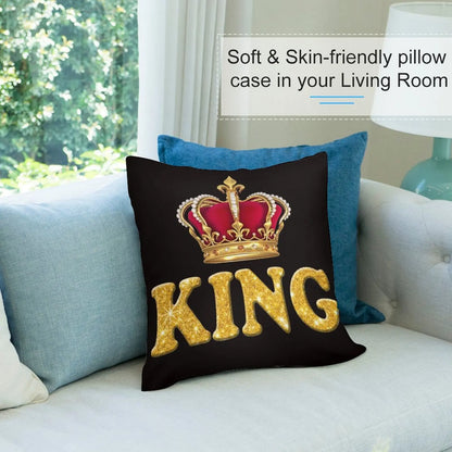 Royal King Crown Throw Pillow luxury decor Christmas Cushion For Home Pillowcase pillow